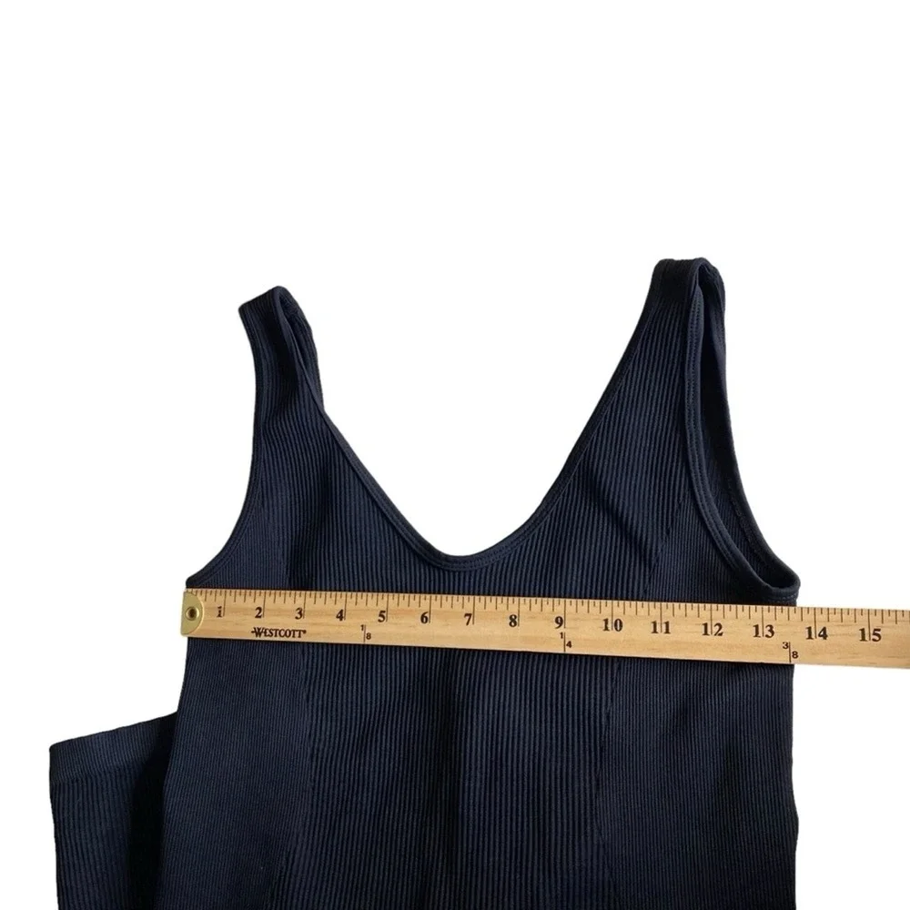 Twill‎ Active Celara Recycled Rib Plunge Neck Playsuit Romper Women's Medium
